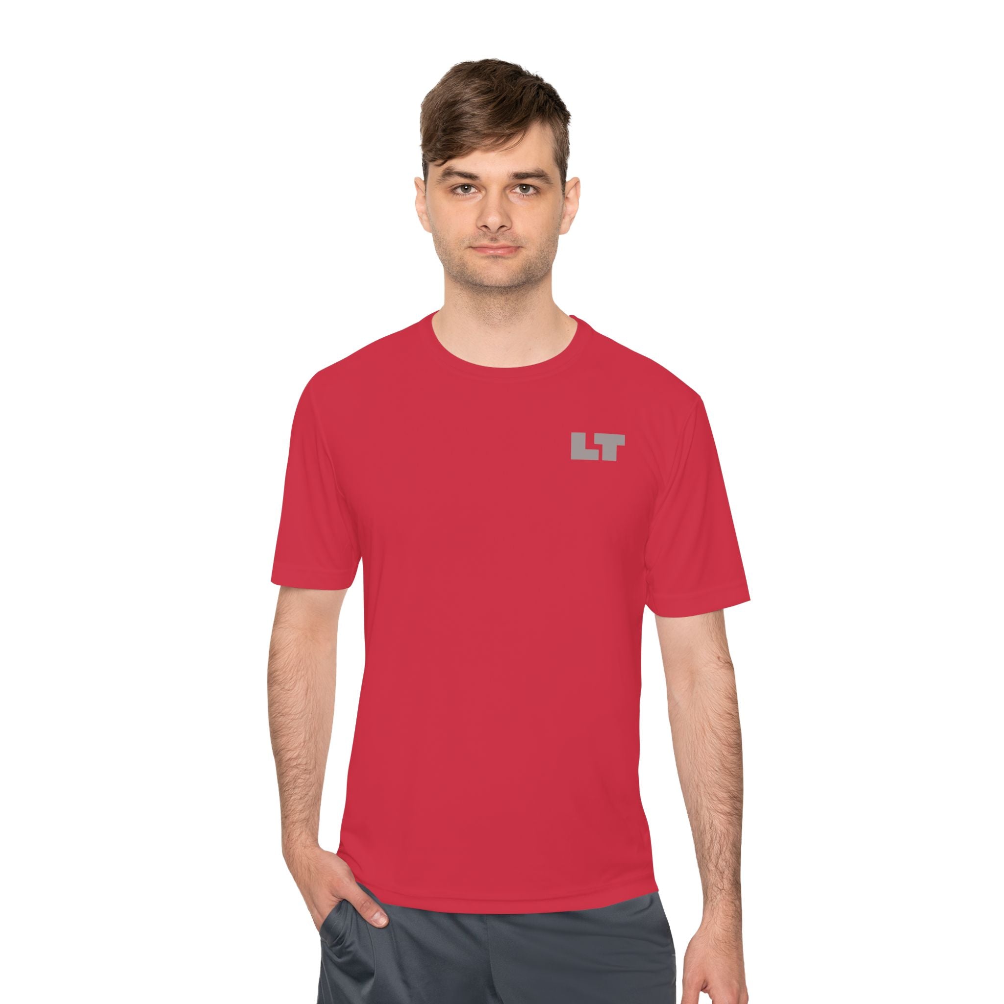 LT Logo Performance Tee — Lightweight Moisture‑Wicking Athletic Shirt