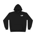 LT Logo Hoodie — Minimalist White Pullover Sweatshirt