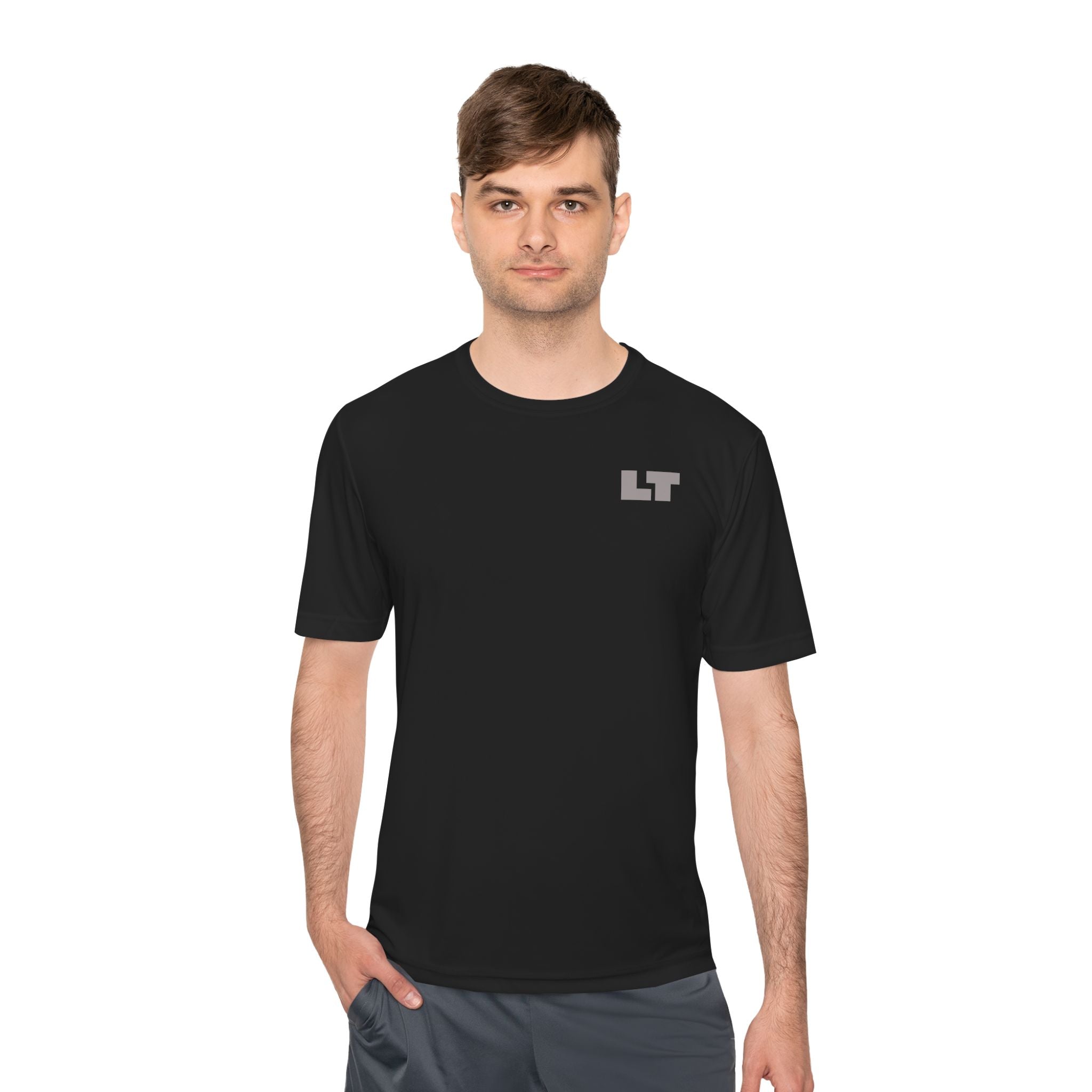 LT Logo Performance Tee — Lightweight Moisture‑Wicking Athletic Shirt